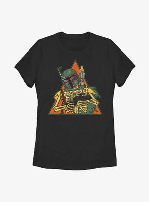 Star Wars Skeleton Boba Fett Womens T-Shirt