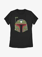 Star Wars Spanish Design Boba Fett Helmet Womens T-Shirt
