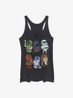 Star Wars Doodles Womens Tank Top