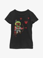 Star Wars Boba Fett Cupid Arrow Youth Girls T-Shirt