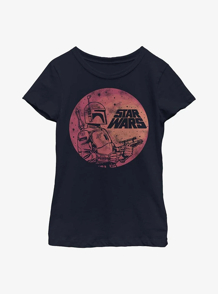 Star Wars Boba Fett Up Youth Girls T-Shirt