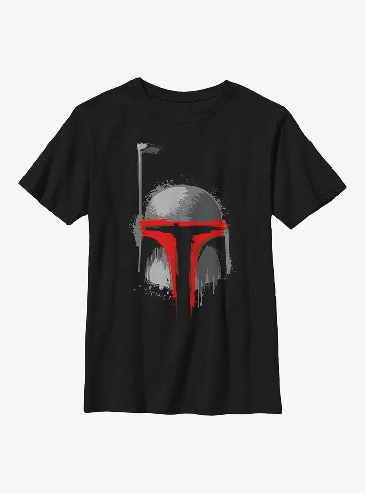 Star Wars Boba Fett Brush 02 Youth T-Shirt