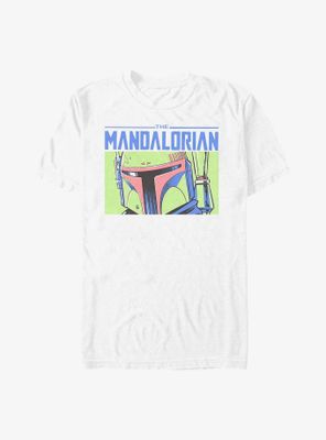 Star Wars The Mandalorian Boba Fett Closeup T-Shirt