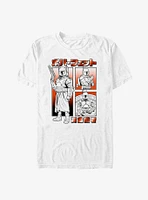 Star Wars The Mandalorian Boba Fett Manga T-Shirt