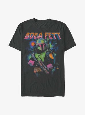 Star Wars The Mandalorian Boba Fett Glow T-Shirt