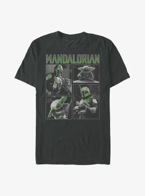 Star Wars The Mandalorian Grid T-Shirt