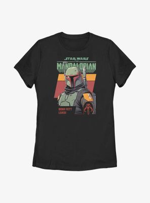 Star Wars The Mandalorian Boba Fett Lives Womens T-Shirt