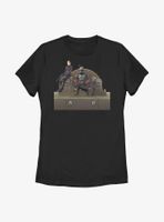 Star Wars The Mandalorian Throne Of Boba Fett Womens T-Shirt
