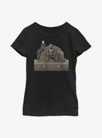 Star Wars The Mandalorian Throne Of Boba Fett Youth Girls T-Shirt