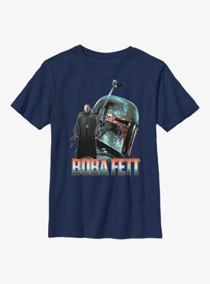 Star Wars The Mandalorian Boba Fett Tracking Youth T-Shirt