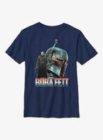 Star Wars The Mandalorian Boba Fett Tracking Youth T-Shirt