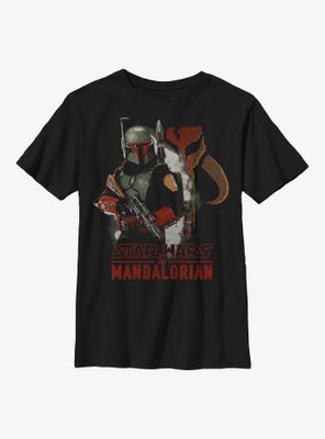 Star Wars The Mandalorian My Father's Armor Boba Fett Youth T-Shirt