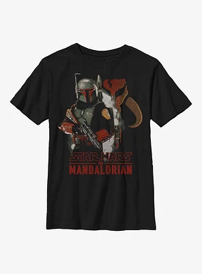 Star Wars The Mandalorian My Father's Armor Boba Fett Youth T-Shirt