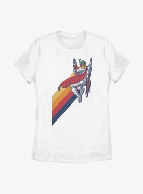 Star Wars Boba Fett Jetpack Fade Womens T-Shirt