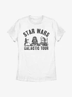 Star Wars Galactic Tour Trio Womens T-Shirt