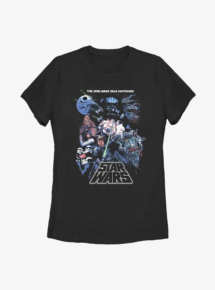 Star Wars Saga Group Womens T-Shirt