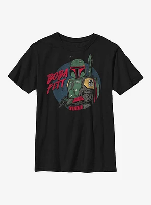 Star Wars Character Circle Boba Fett Youth T-Shirt