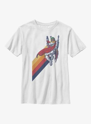 Star Wars Boba Fett Jetpack Fade Youth T-Shirt