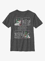 Star Wars Four Square Boba Fett Youth T-Shirt
