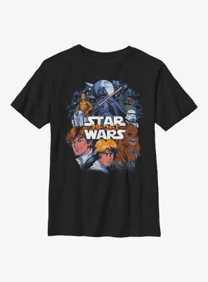 Star Wars Manga Title Youth T-Shirt