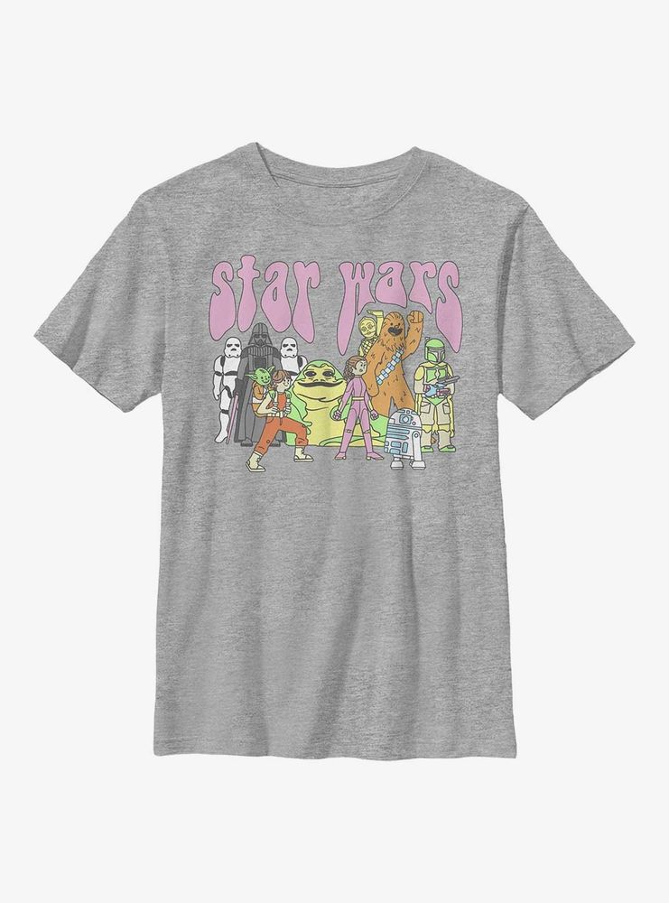 Star Wars Psychedelic Characters Youth T-Shirt