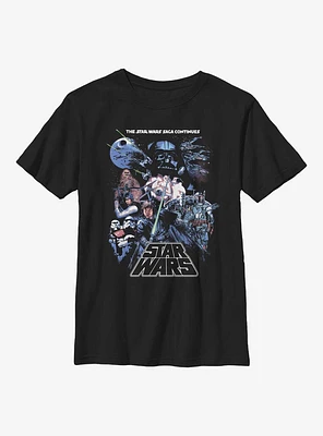 Star Wars Saga Group Youth T-Shirt