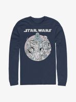 Star Wars Simple Art Crew Long-Sleeve T-Shirt
