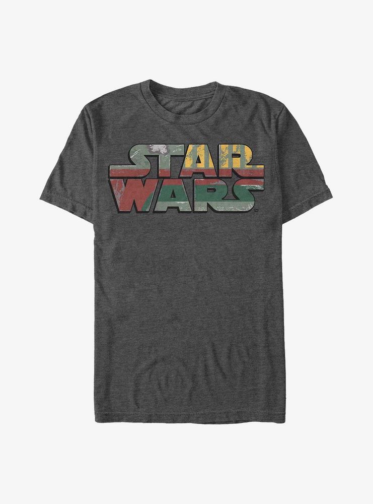 Star Wars Bounty Hunter Logo Fill T-Shirt