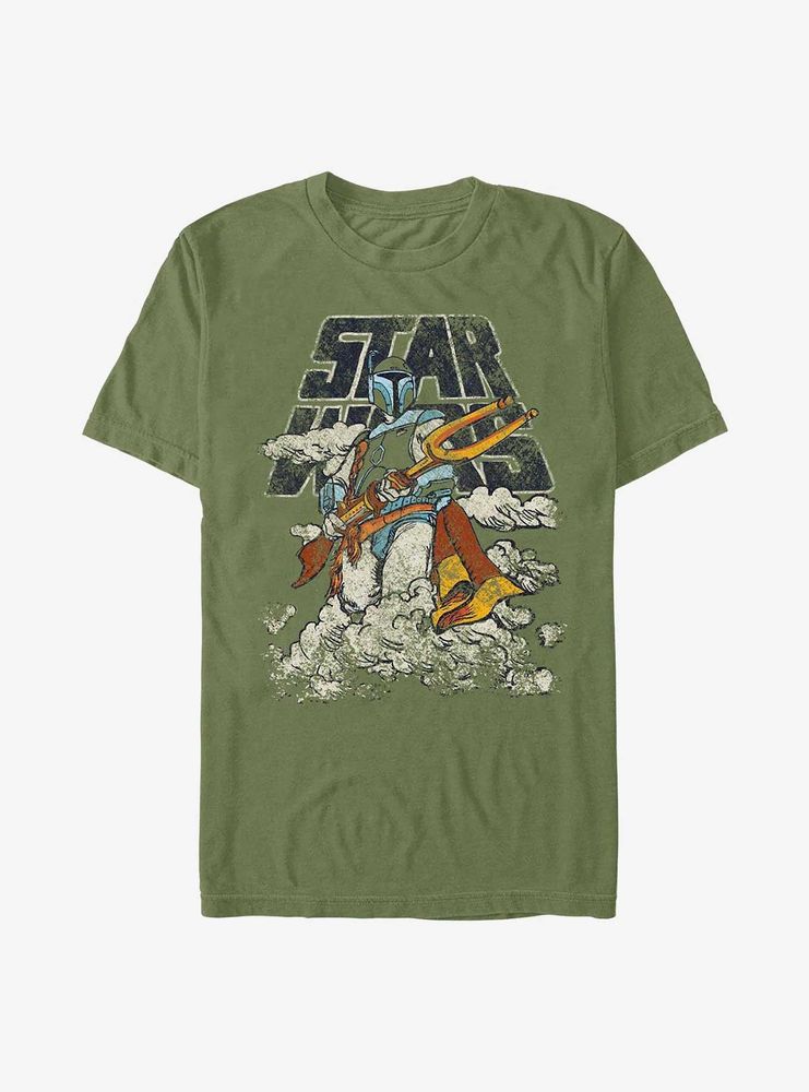 Star Wars Cloudy With A Chance Of Boba Fett T-Shirt