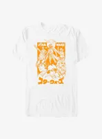 Star Wars Manga Orange T-Shirt