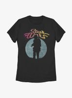 Star Wars Boba Fett Silhouette Womens T-Shirt