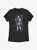 Star Wars Distressed Boba Fett Womens T-Shirt