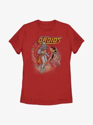 Star Wars Boba Fett Droids Womens T-Shirt