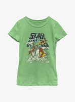 Star Wars Cloudy With A Chance Of Boba Fett Youth Girls T-Shirt