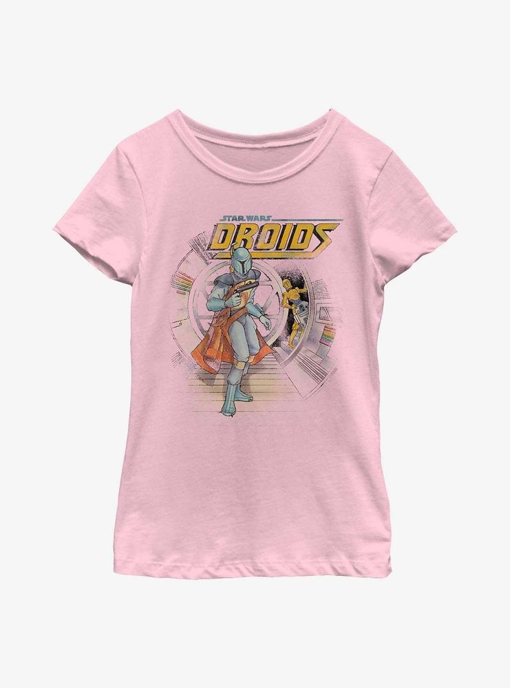 Star Wars Boba Fett Droids Youth Girls T-Shirt