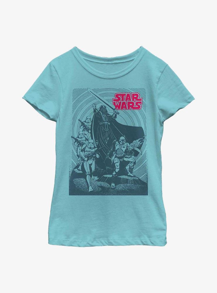 Star Wars Dark Side Cliff Youth Girls T-Shirt