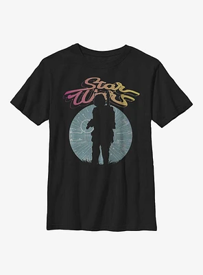 Star Wars Boba Fett Silhouette Youth T-Shirt