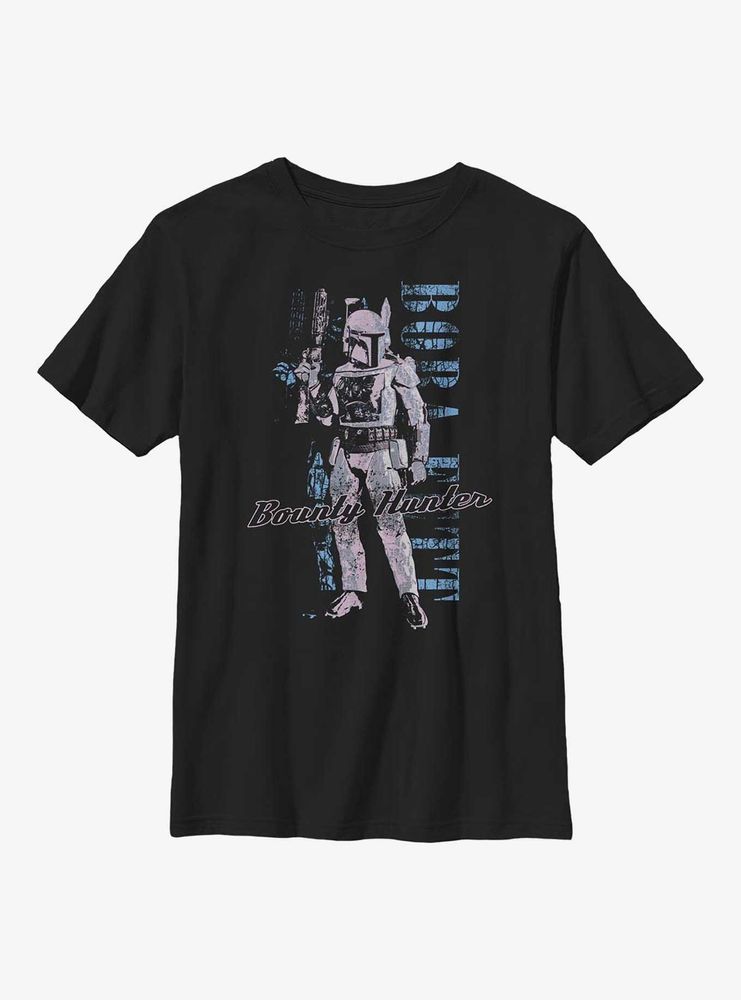 Star Wars Distressed Boba Fett Youth T-Shirt