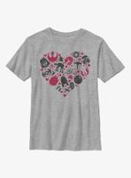 Star Wars Heart Icons Youth T-Shirt