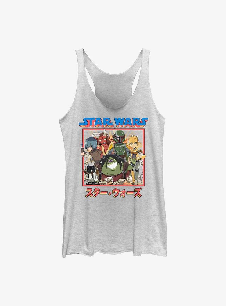 Star Wars: Visions Anime Group Womens Tank Top