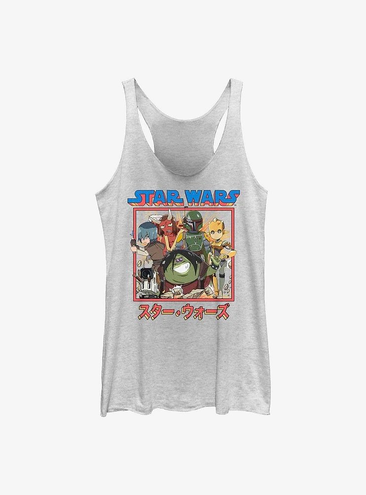Star Wars: Visions Anime Group Womens Tank Top