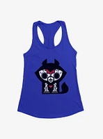 Skelanimals Day of the Dead Pattern Foxy Girls Tank