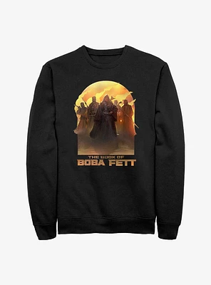 Star Wars Book of Boba Fett Leading By Example Sweatshirt