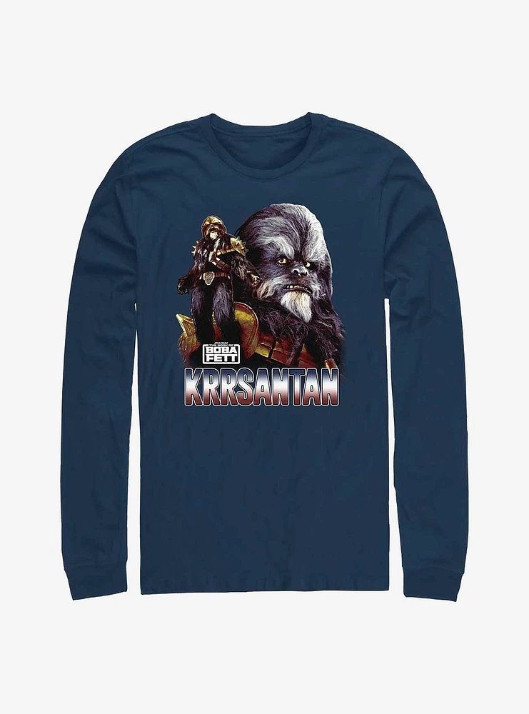 Star Wars The Book Of Boba Fett Double Krrsantan Long-Sleeve T-Shirt