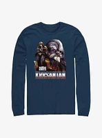 Star Wars The Book Of Boba Fett Double Krrsantan Long-Sleeve T-Shirt