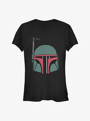 Star Wars Boba Fett Head Girl's T-Shirt