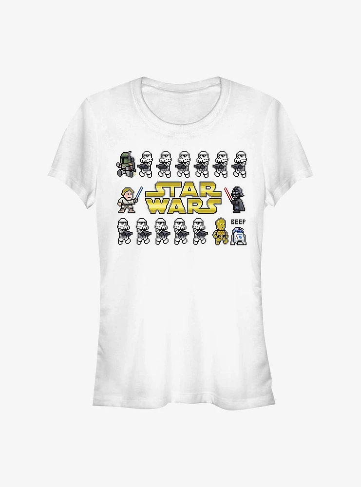 Star Wars Pixel Line Girl's T-Shirt