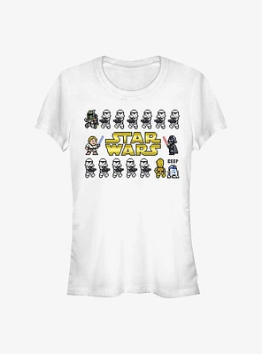 Star Wars Pixel Line Girl's T-Shirt