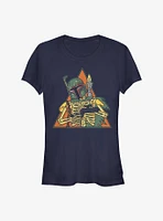 Star Wars Skeleton Boba Girl's T-Shirt