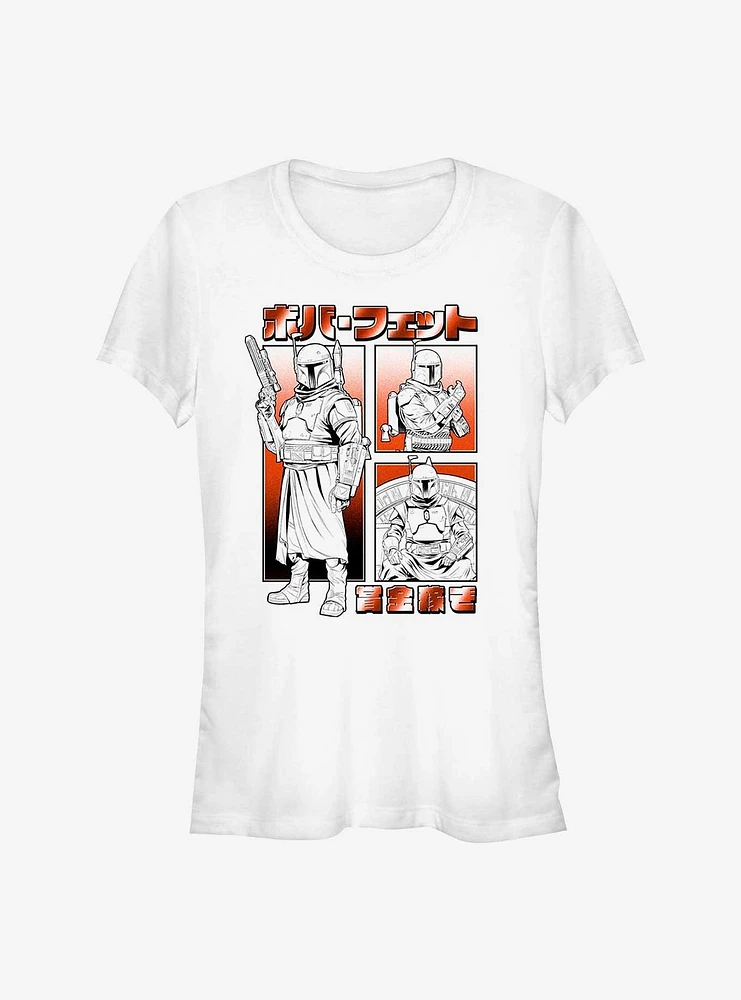 Star Wars The Mandalorian Boba Manga Girl's T-Shirt